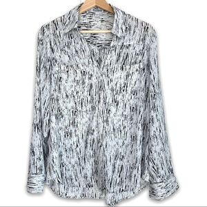 Express The Portofino Shirt in Black & White